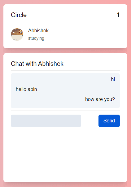 Chat Section